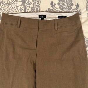Loft Julie Trousers Pants, women, Tan color,size 8 petite